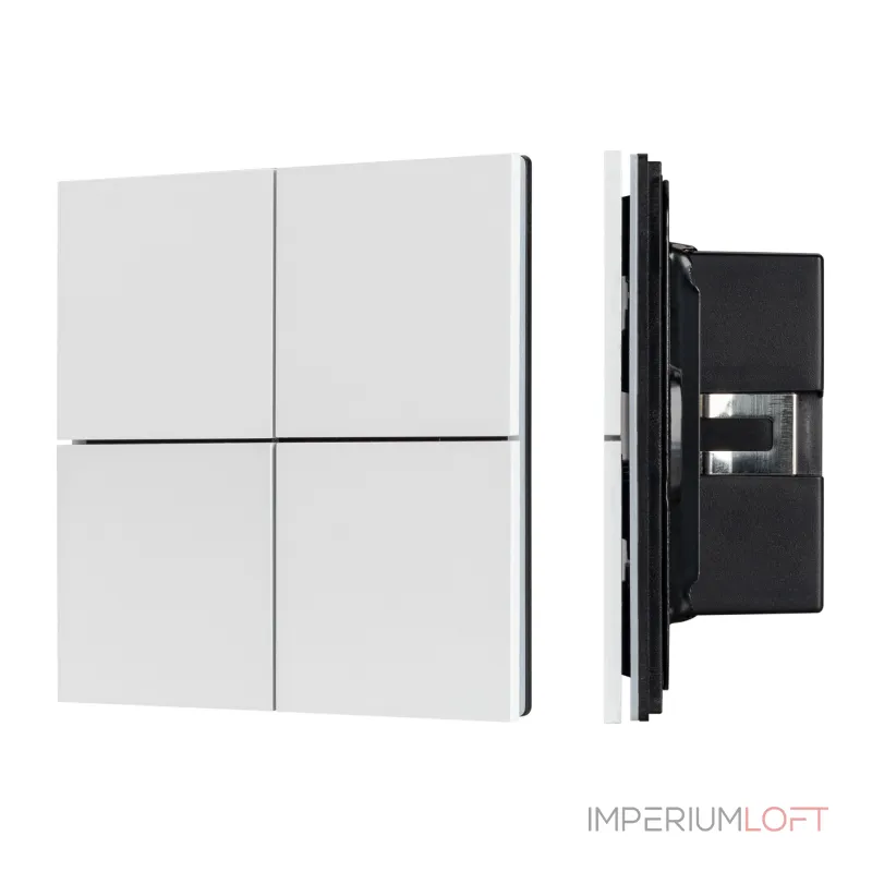 Arlight INTELLIGENT ARLIGHT Кнопочная панель KNX-304-23-IN White BUS Frameless IARL IP20 038365 Arlight INTELLIGENT ARLIGHT Кнопочная панель KNX-304-23-IN White BUS Frameless IARL IP20 038365