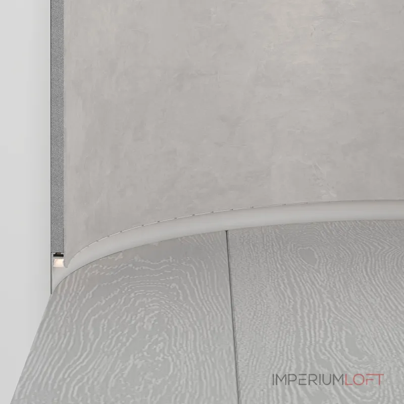 Профиль PLINTUS-FANTOM-BENT-H20-SIDE-2000 WHITE Arlight Алюминий 043674