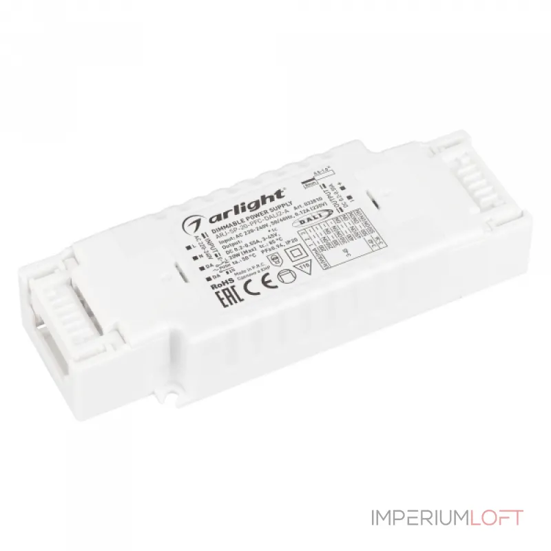 Arlight Блок питания ARJ-SP-20-PFC-DALI2-A 20Вт 3-45В 0.2-0.55 A IP20 033810