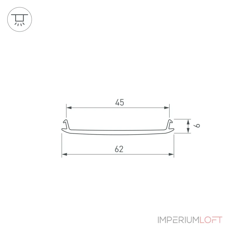 Arlight Экран STRETCH-S-50-CEIL-CENTER-10м GAMMA50 040822