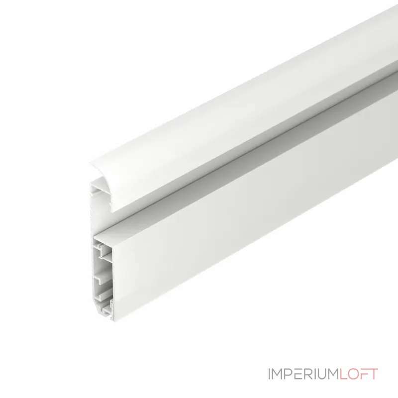 Профиль PLINTUS-H80-2000 WHITE Arlight Алюминий 045452 Профиль PLINTUS-H80-2000 WHITE Arlight Алюминий 045452