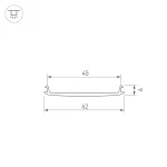 Arlight Экран STRETCH-S-50-CEIL-CENTER-10м GAMMA50 040822