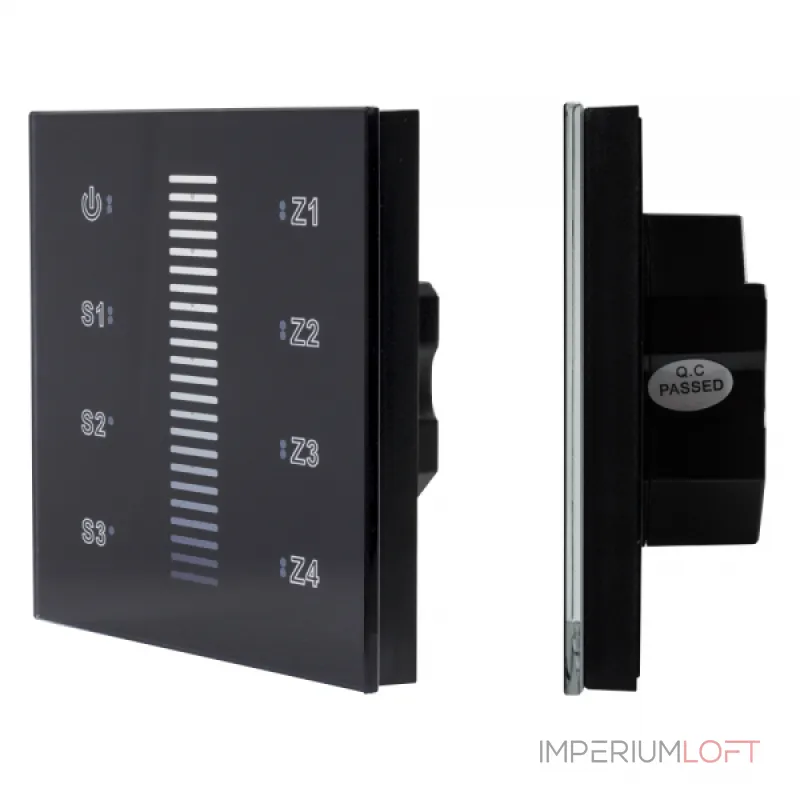 Arlight INTELLIGENT ARLIGHT Сенсорная панель DALI-901-11-ADDR-3SC-DIM-DT6-IN Black BUS INTELLIGENT IP20 037189