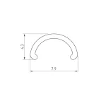 Arlight Экран ARH-ROUND-D8-2000 Round Opal 036326