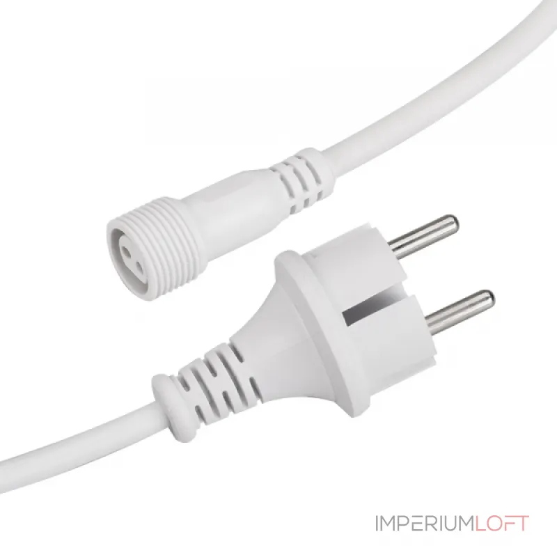 Arlight Шнур питания ARD-CLASSIC-ICEFALL-1.5M White 230В Ardecoled Закрытый 026106