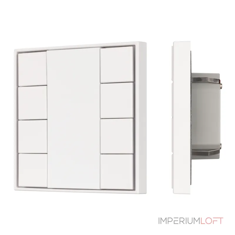 Arlight INTELLIGENT ARLIGHT Кнопочная панель KNX-301-22-8-SH-IN White BUS Frame IARL IP20 037723 Arlight INTELLIGENT ARLIGHT Кнопочная панель KNX-301-22-8-SH-IN White BUS Frame IARL IP20 037723