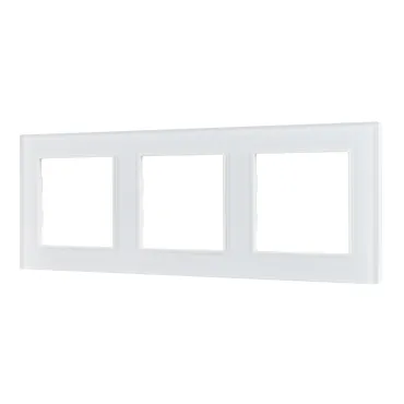 Рамка стеклянная FRM-GLARE-GS-3-WH Arlight 043799 Рамка стеклянная FRM-GLARE-GS-3-WH Arlight 043799