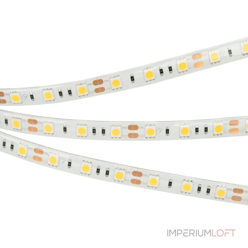 Arlight Светодиодная лента RTW 2-5000SE 12В Cool 2x 5060 300 LED LUX 14.4 Вт/м IP65 016845