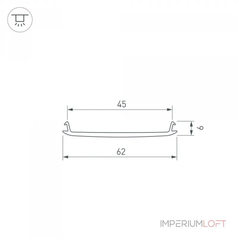 Arlight Экран STRETCH-S-50-CEIL-CENTER-10м GAMMA50 040822