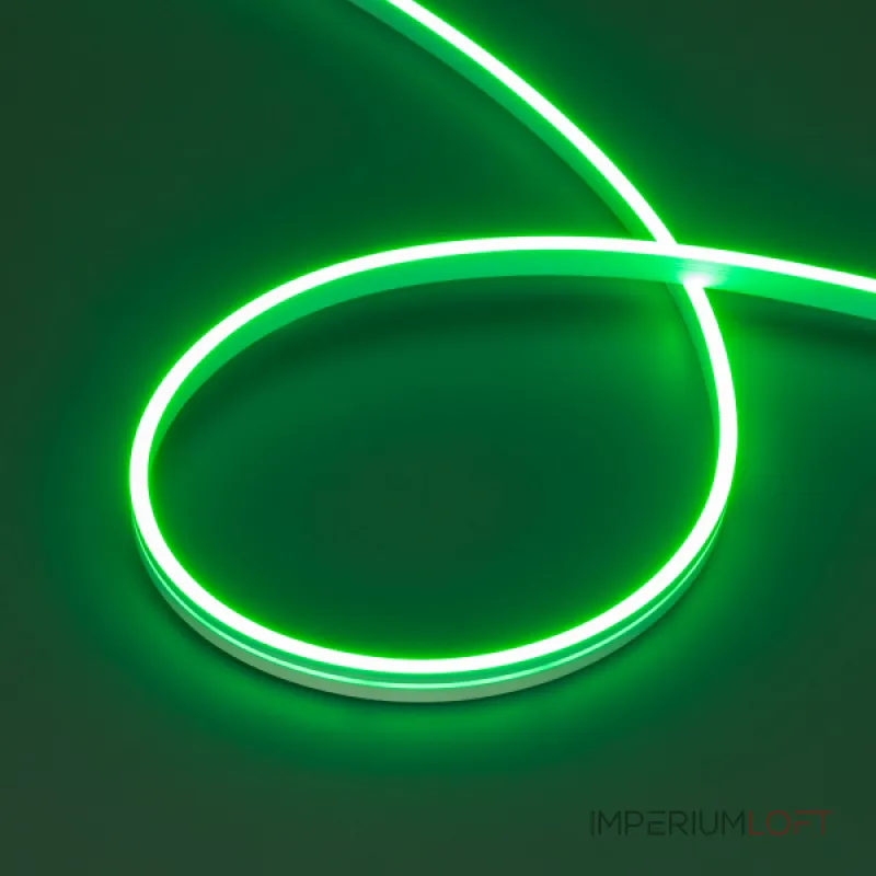 Arlight Лента герметичная MOONLIGHT-SIDE-A168-4x10mm 24В Green 7.2 В/м IP65 5м Силикон 038315