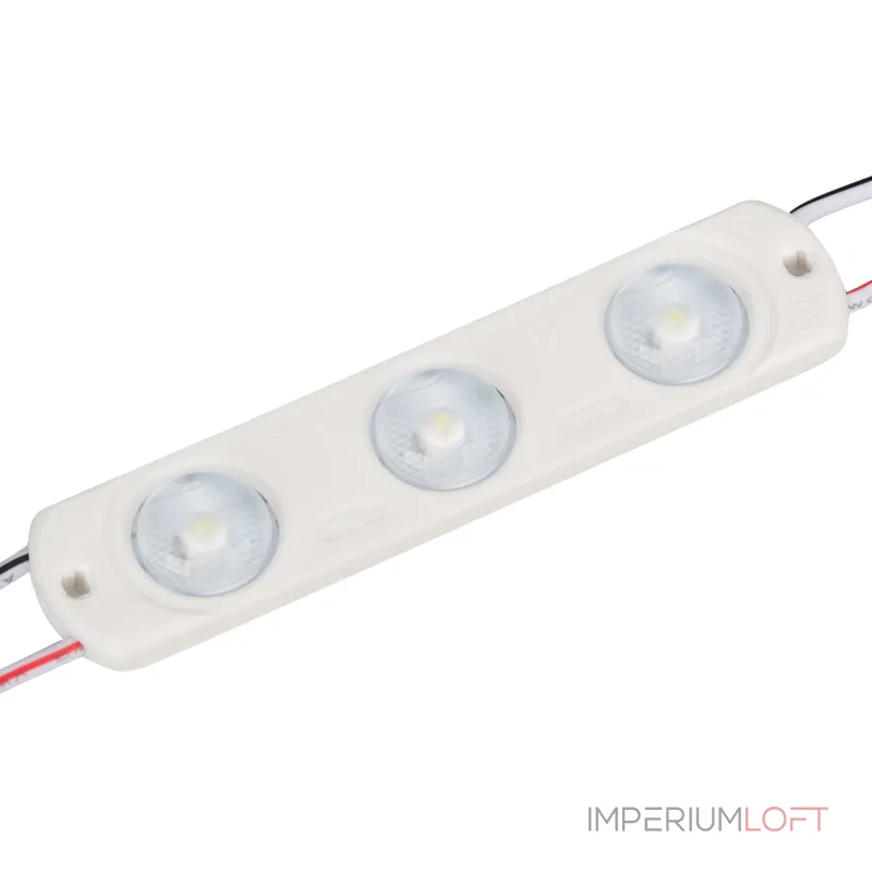 Arlight Модуль герметичный CRAFT-2835-3-12В Warm 170deg 80x17.5mm 1.2Вт IP65 Закрытый 029681(1)