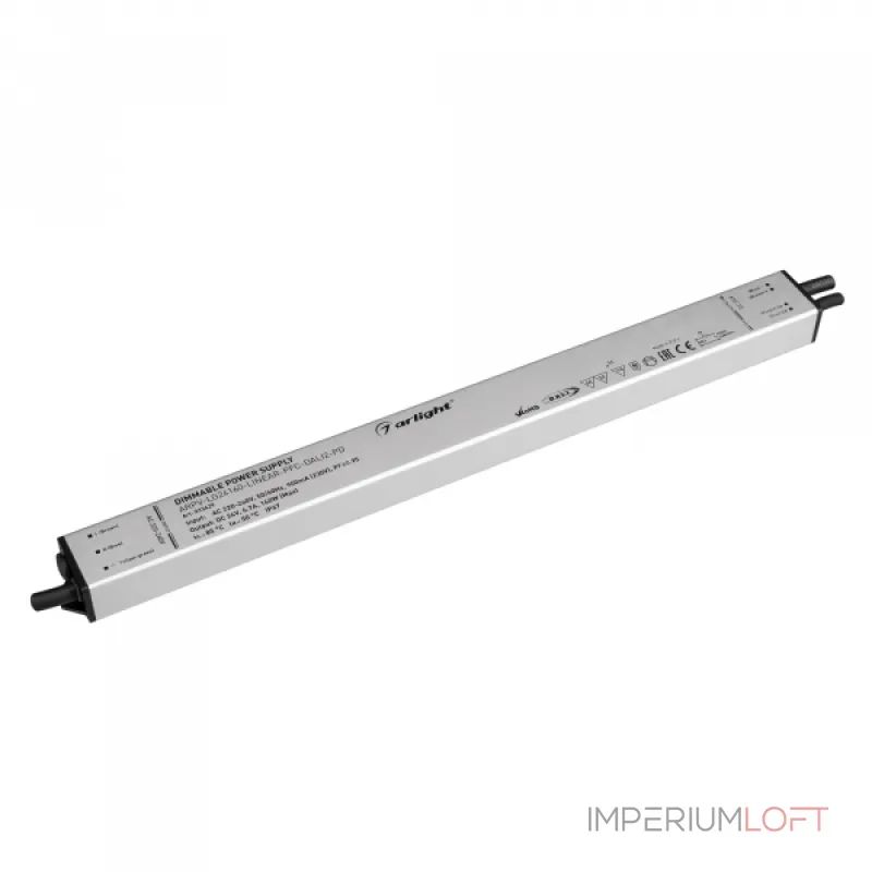 Arlight Блок питания ARPV-LG24160-LINEAR-PFC-DALI2-PD 24В 6.7A 160Вт IP67 033429