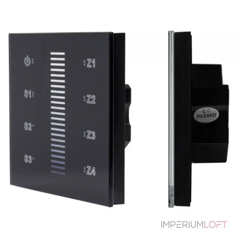 Arlight INTELLIGENT ARLIGHT Сенсорная панель DALI-901-11-ADDR-3SC-DIM-DT6-IN Black BUS INTELLIGENT IP20 037189