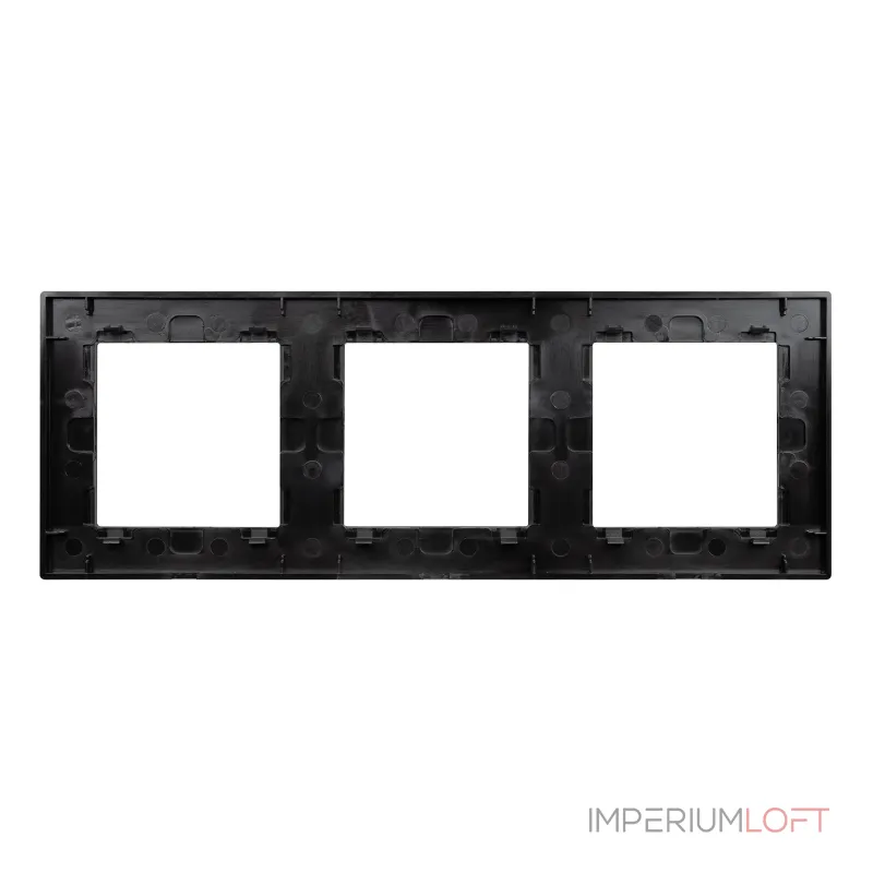 Рамка алюминиевая FRM-PRESTO-ALS-3-BK Arlight 043857