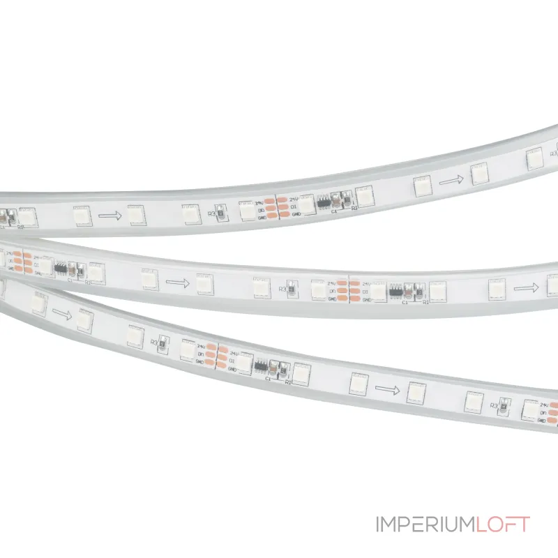 Arlight Лента герметичная SPI-P-F72-11mm 24В RGB-PX6 14.4 В/м IP66 3535 5м 030484(2)