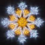 Arlight Фигура ARD-SNOWFLAKE-M12-900x900-720LED White/Warm 230В 43Вт Ardecoled IP65 034262