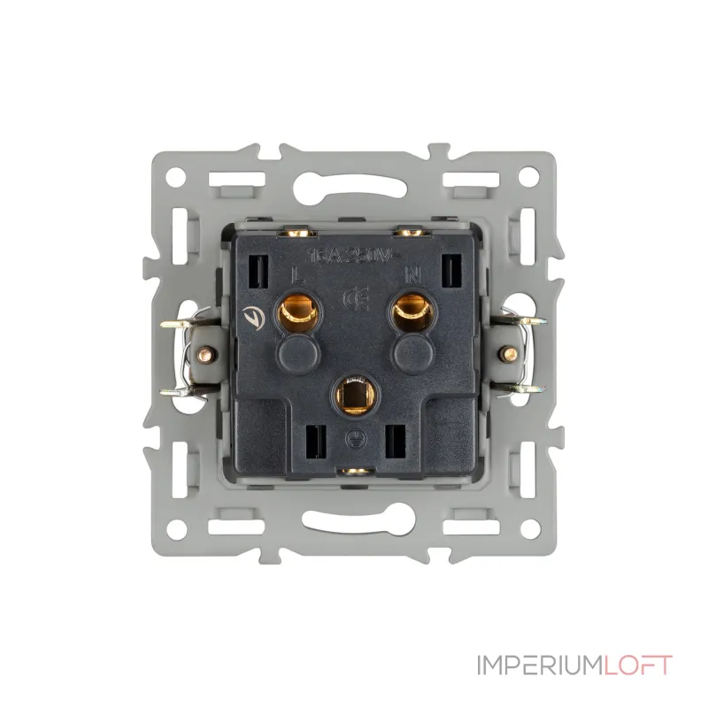 Arlight Механизм розетки влагозащищённый SCT-MCP-PL-BK 250В 16A 043746