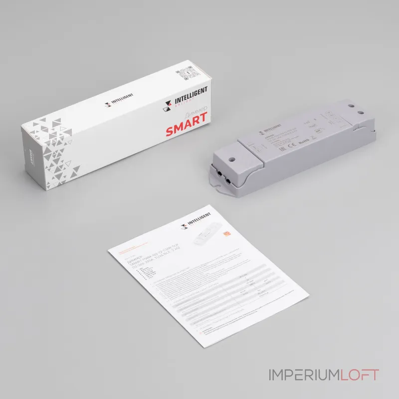 INTELLIGENT ARLIGHT Диммер SMART-PWM-102-72-CDW-SUF 12-36В 2x5A TUYA BLE 2.4G IARL IP20 038183