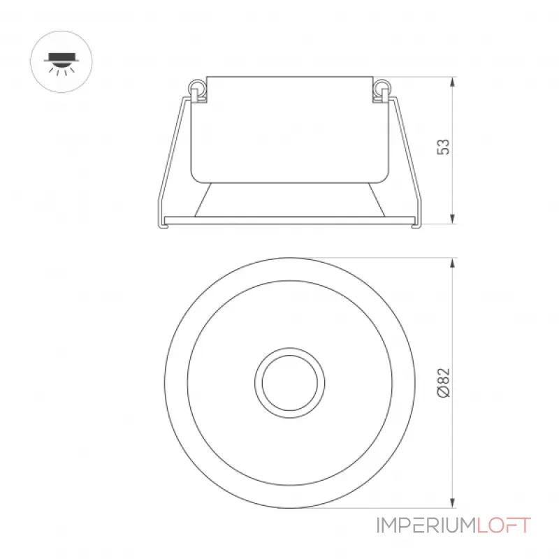Arlight Светильник MS-HARBOR-R82-10Вт Warm3000 BK 36 deg 230В IP20 048288 Arlight Светильник MS-HARBOR-R82-10Вт Warm3000 BK 36 deg 230В IP20 048288