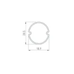 Arlight Экран ARH-ROUND-D20-DUAL-2000 OPAL 039253