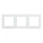 Рамка стеклянная FRM-GLARE-GS-3-WH Arlight 043799