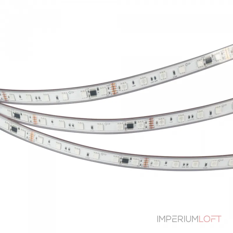 Arlight Лента герметичная DMX-PS-B60-12mm 24В RGB-PX6 14 В/м IP67 5060 5м 039182