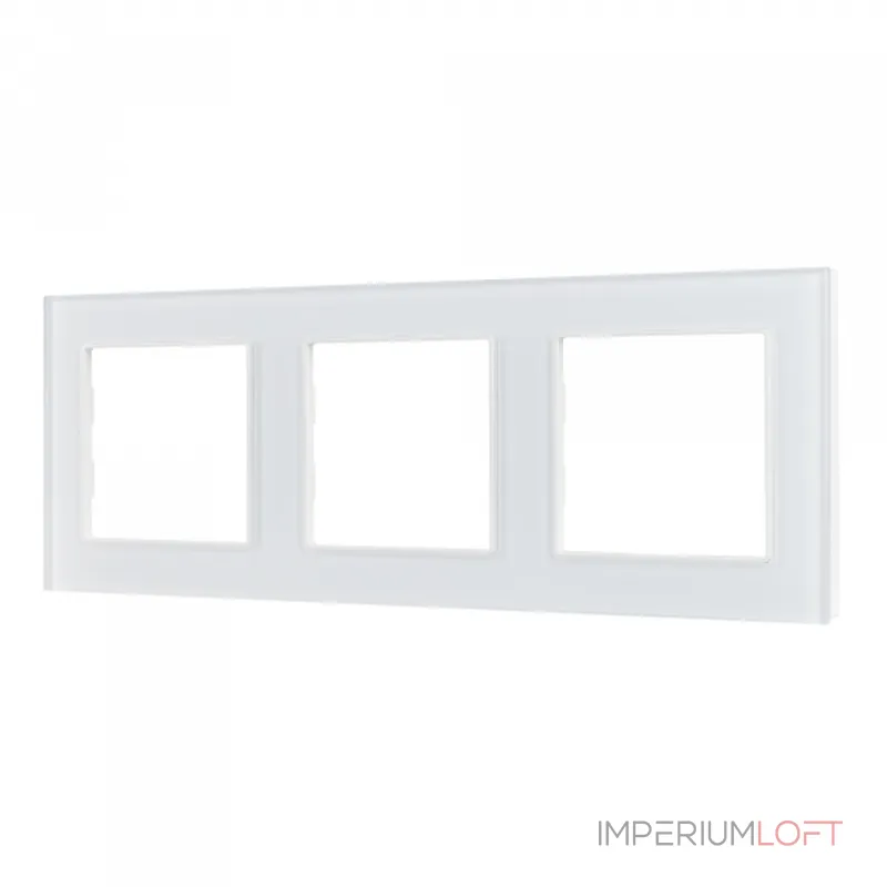 Рамка стеклянная FRM-GLARE-GS-3-WH Arlight 043799 Рамка стеклянная FRM-GLARE-GS-3-WH Arlight 043799