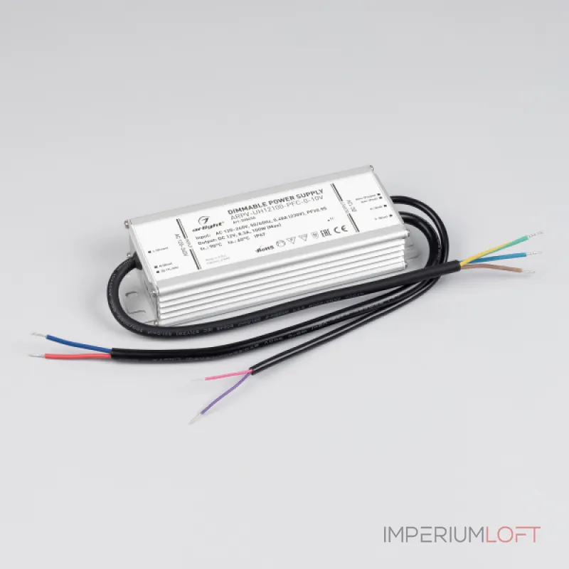 Arlight Блок питания ARPV-UH12100-PFC-0-10В 12В 8.3A 100Вт IP67 028454
