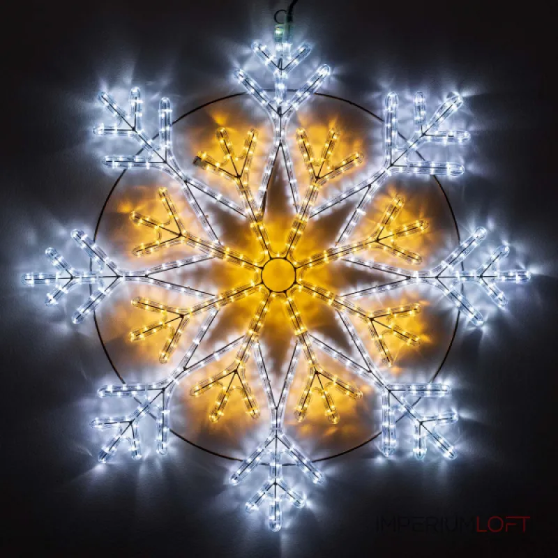Arlight Фигура ARD-SNOWFLAKE-M12-900x900-720LED White/Warm 230В 43Вт Ardecoled IP65 034262