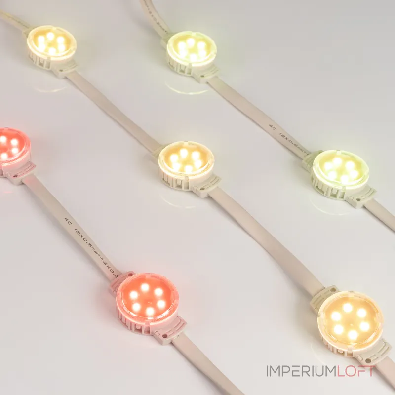 Arlight Модуль управляемый SPI-F6-D40 24В RGB-RAM-Auto 1.25Вт IP68 120 deg 036828 Arlight Модуль управляемый SPI-F6-D40 24В RGB-RAM-Auto 1.25Вт IP68 120 deg 036828