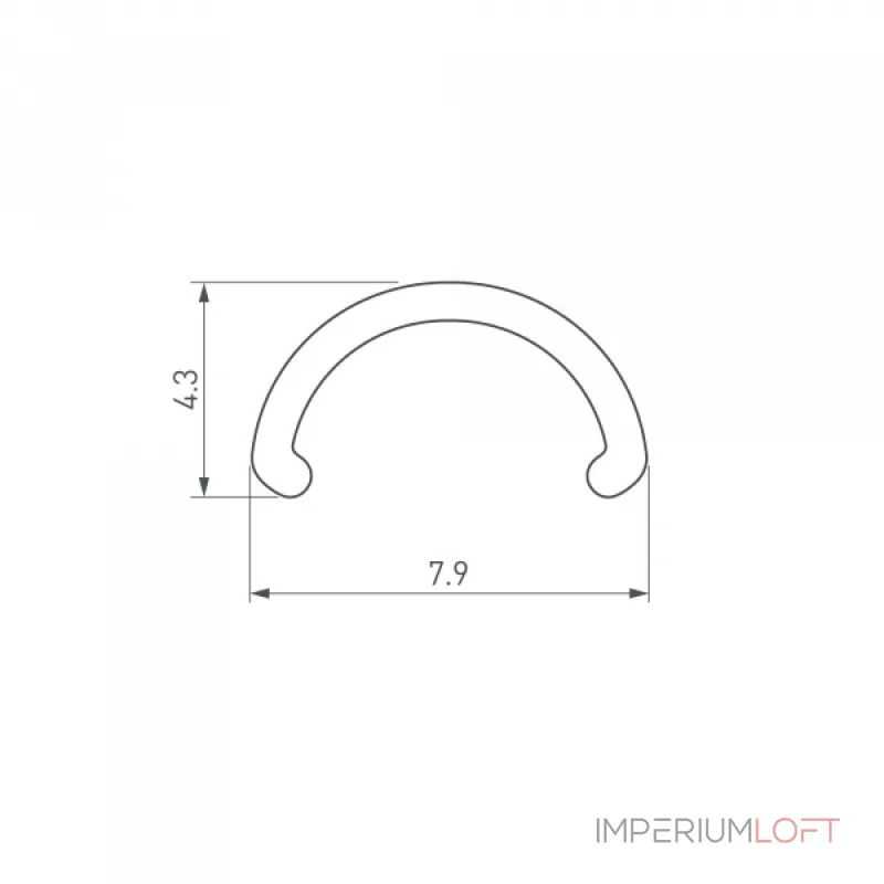 Arlight Экран ARH-ROUND-D8-2000 Round Opal 036326