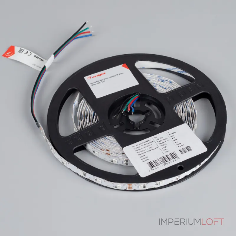 Arlight Лента RZ-A60-8mm 24В RGB 8 В/м IP20 2835 5м 042909