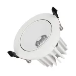 Светильник MS-FORECAST-BUILT-TURN-R102-12Вт Warm3000 WH-WH 32 deg 230В Arlight IP20 037188(1)