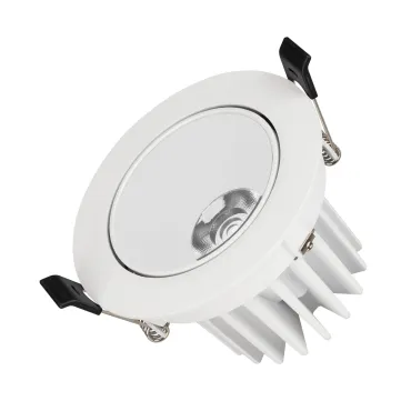 Светильник MS-FORECAST-BUILT-TURN-R102-12Вт Warm3000 WH-WH 32 deg 230В Arlight IP20 037188(1)