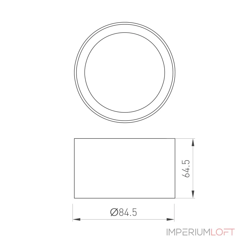 Arlight Кольцо антибликовое LGD-ANTIGLARE-RING-R85 BK Металл 046757 Arlight Кольцо антибликовое LGD-ANTIGLARE-RING-R85 BK Металл 046757