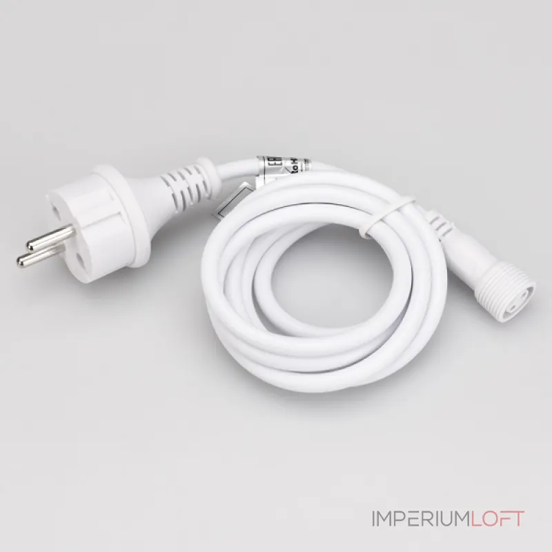 Arlight Шнур питания ARD-CLASSIC-ICEFALL-1.5M White 230В Ardecoled Закрытый 026106