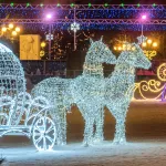 Arlight Светодиодная гирлянда ARD-STRING-CLASSIC-10000-CLEAR-100LED-STD WHITE 230В 7Вт Ardecoled IP65 025781