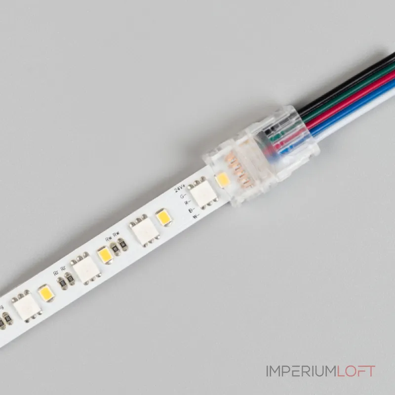 Arlight Коннектор HIP-RGBW-10mm-5pin-STW Лента-Провод 042067