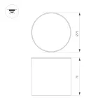 Arlight Светильник SP-CYLINDO-R75-7Вт Warm3000 WH 110 deg 230В IP54 043955