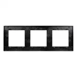 Рамка алюминиевая FRM-PRESTO-ALS-3-BK Arlight 043857