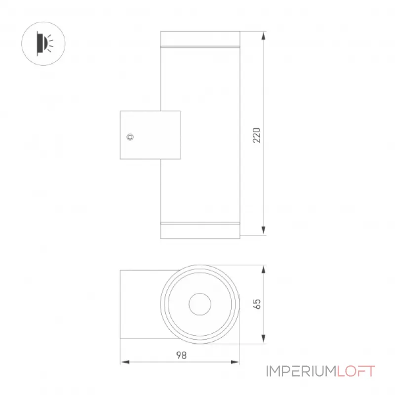 Arlight Светильник LGD-RAY-WALL-TWIN-R65-2x12Вт Day4000 GR 6 deg 230В IP65 044232 Arlight Светильник LGD-RAY-WALL-TWIN-R65-2x12Вт Day4000 GR 6 deg 230В IP65 044232