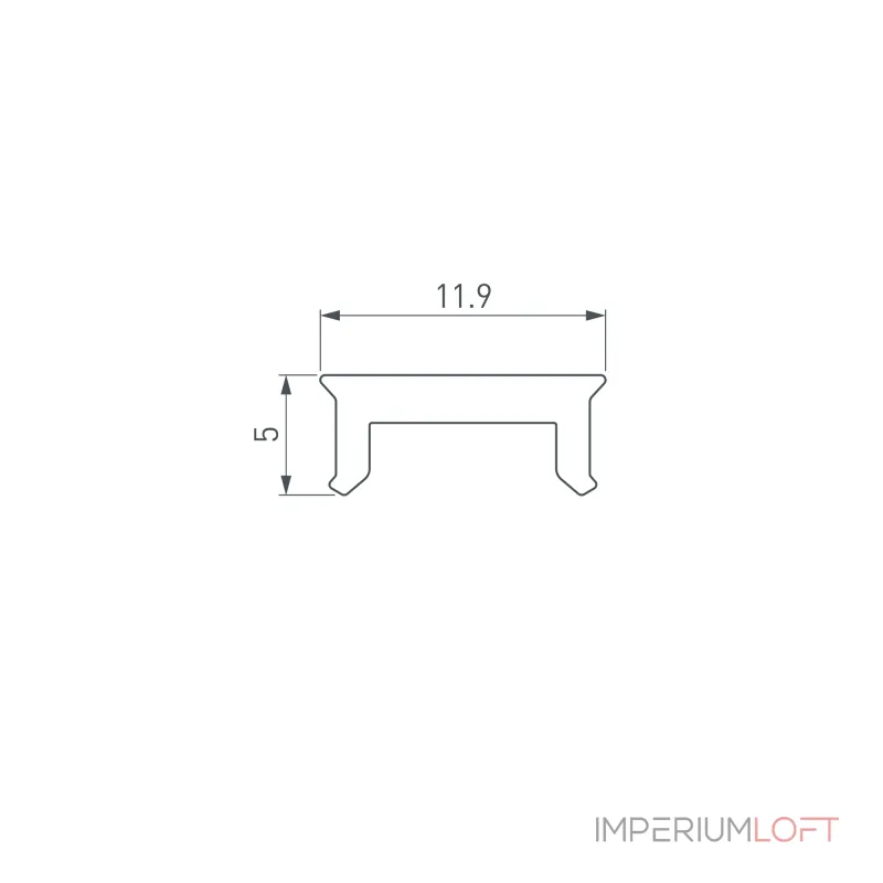 Arlight Экран FANTOM-W12-5000 SILICONE Силикон 040481
