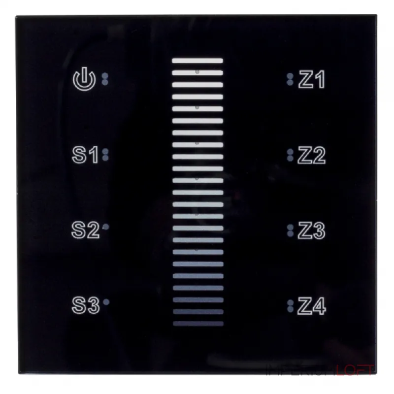 Arlight INTELLIGENT ARLIGHT Сенсорная панель DALI-901-11-ADDR-3SC-DIM-DT6-IN Black BUS INTELLIGENT IP20 037189
