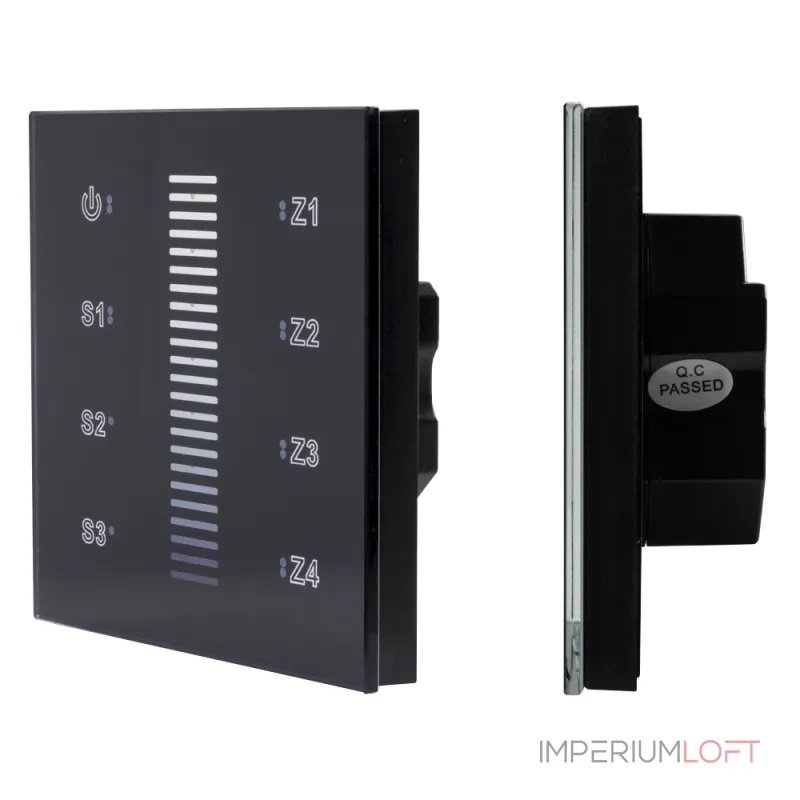 Arlight INTELLIGENT ARLIGHT Сенсорная панель DALI-901-11-ADDR-3SC-DIM-DT6-IN Black BUS INTELLIGENT IP20 037189