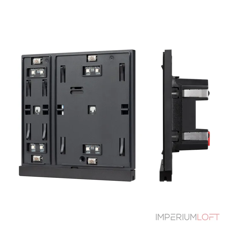 Arlight INTELLIGENT ARLIGHT Механизм панели KNX-302-22-IN Black Bus IARL IP20 043108