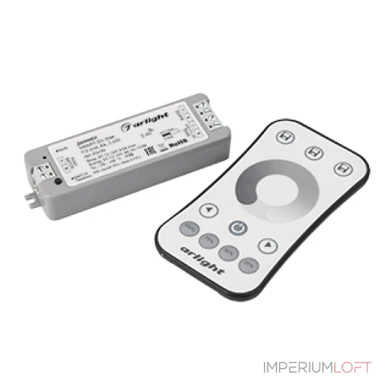 Arlight Диммер SMART-DIM-SET-RING 12-24В 1x8A ПДУ 2.4G IP20 034786