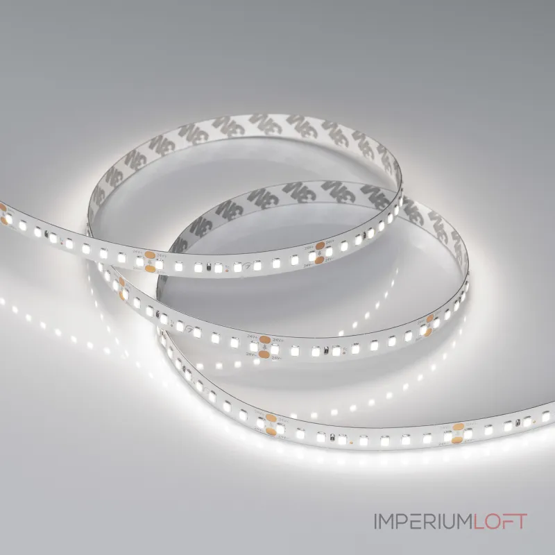 Arlight Лента RT-A144-10mm 24В White6000 7.7 В/м IP20 2835 5м высок.эфф.200 лм/Вт 038783 Arlight Лента RT-A144-10mm 24В White6000 7.7 В/м IP20 2835 5м высок.эфф.200 лм/Вт 038783