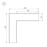 Arlight Угол SL-LINE-5035 Металл 030116