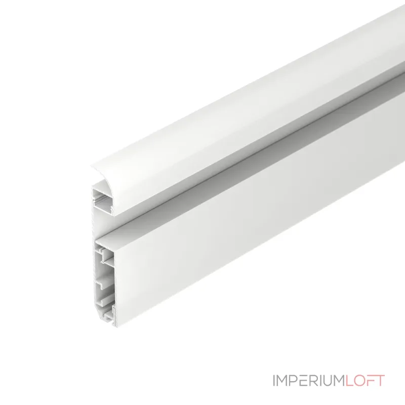 Профиль PLINTUS-H80-2000 WHITE Arlight Алюминий 045452 Профиль PLINTUS-H80-2000 WHITE Arlight Алюминий 045452