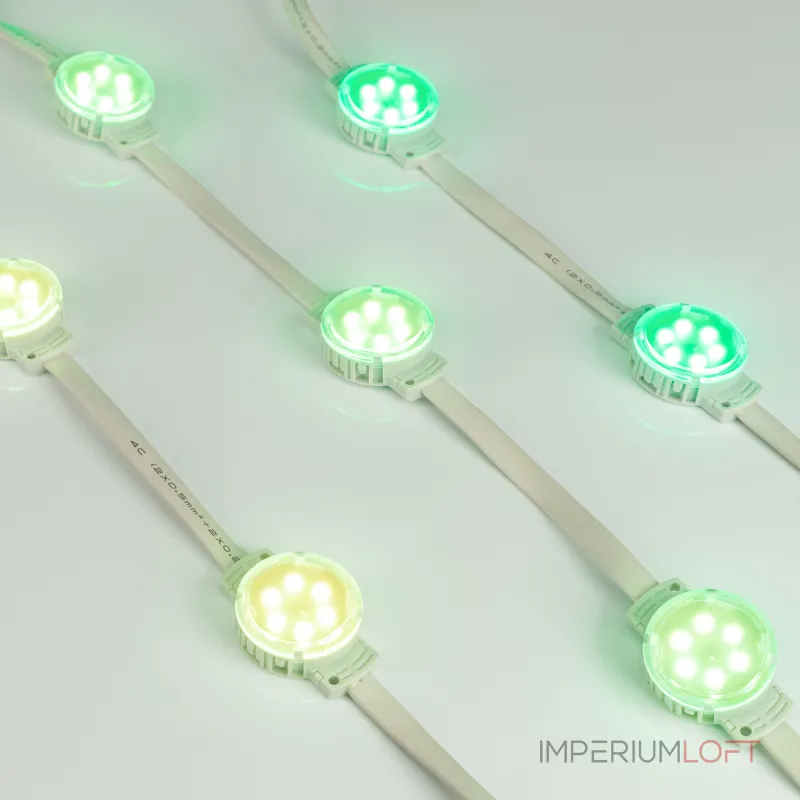 Arlight Модуль управляемый SPI-F6-D40 24В RGB-RAM-Auto 1.25Вт IP68 120 deg 036828 Arlight Модуль управляемый SPI-F6-D40 24В RGB-RAM-Auto 1.25Вт IP68 120 deg 036828